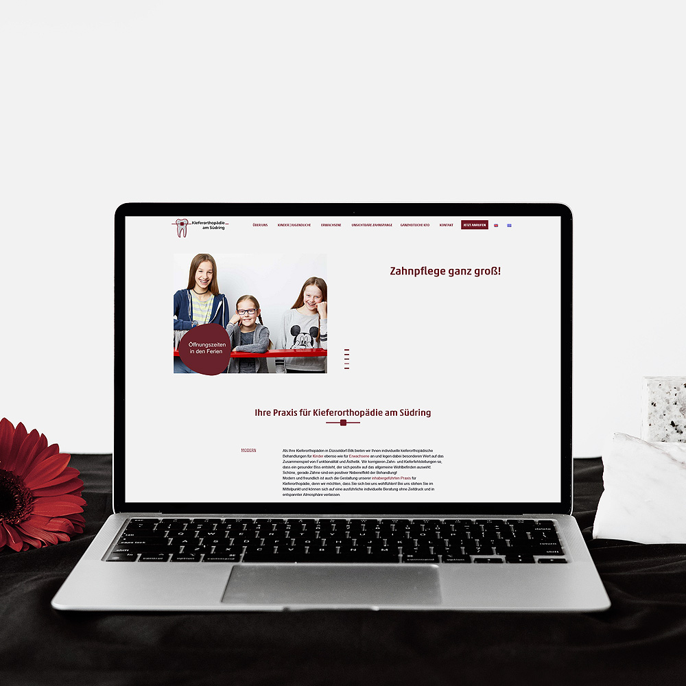 Website für Kieferorthopäden: Dr. Mareike Gedigk