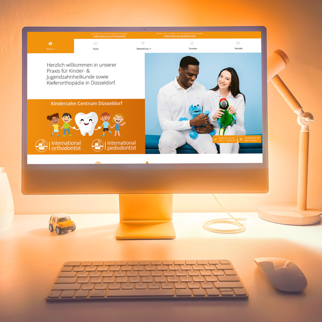 Webdesign Kinderzahncentrum