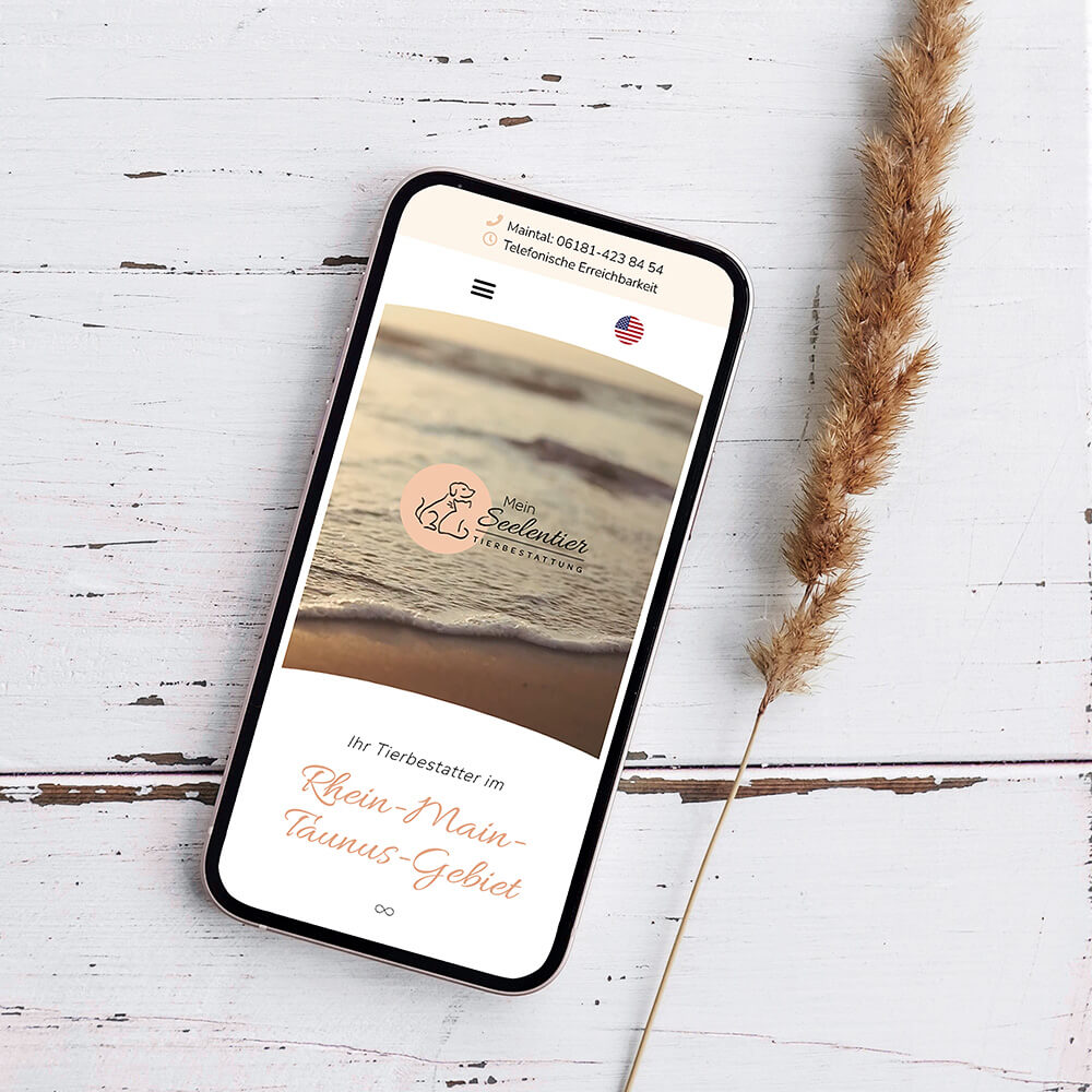 Mein Seelentier Webdesign mobil Seelentier SecondUniverse