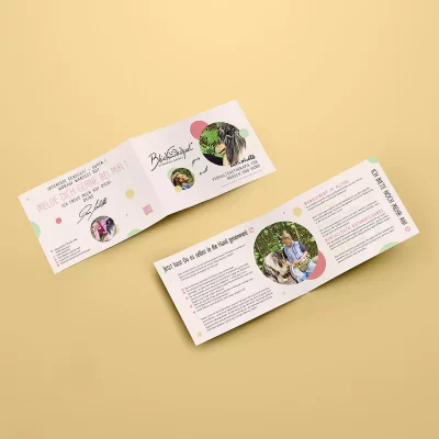 Blickwechsel Faltblatt