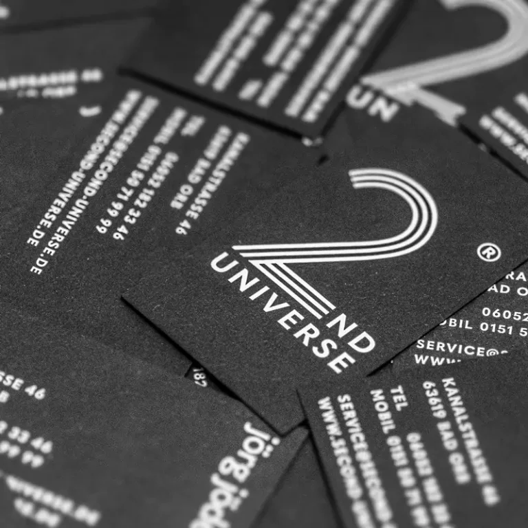 Second Universe Visitenkarten