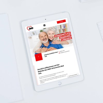 Website AWO Bad Orb, Webdesign Bad Orb, Brachttal