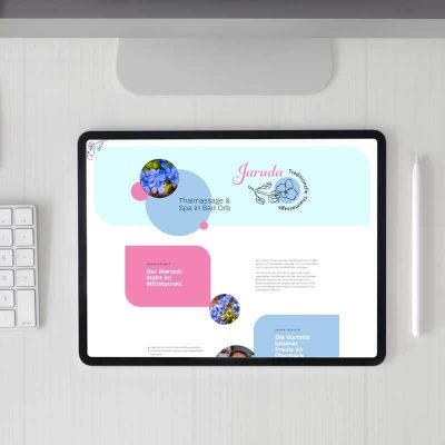Webdesign, Thaimassage in Bad Orb, Webdesign für Gründer (Start-ups), auch für Wächtersbach, Gießen, Mainz, Wiesbaden, Schöneck, Brachttal