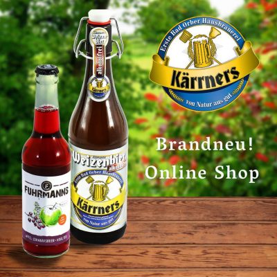 Online Shop Kärrners Gasthausbrauerei auf der Website, Bad Orb