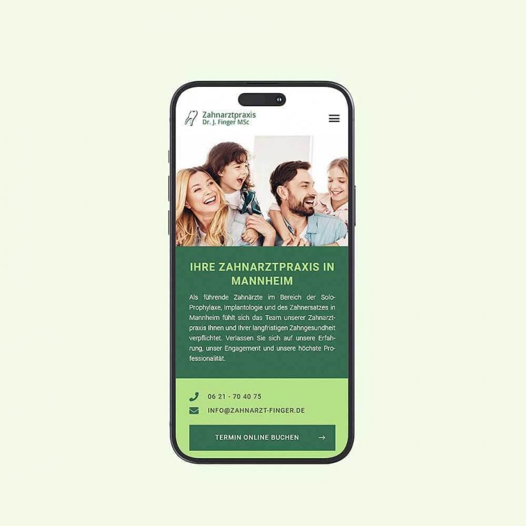 Zahnarzt-Website-Tipp: Mobile first!